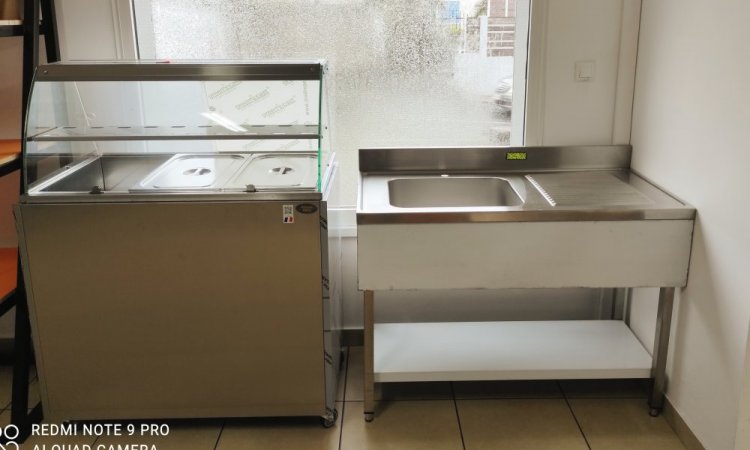 bain marie et plonge inox